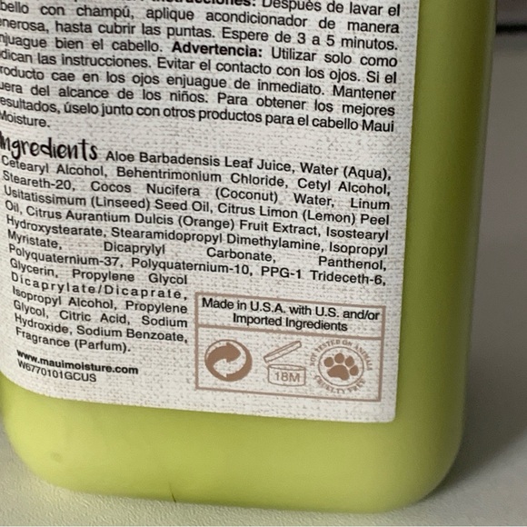 Maui Moisture Hair Care Lightweight Curls + Flaxseed X’s 2 Conditioners - Picture 9 of 12